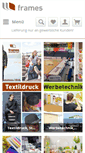Mobile Screenshot of frames.de
