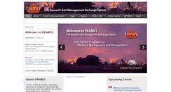 Desktop Screenshot of frames.gov